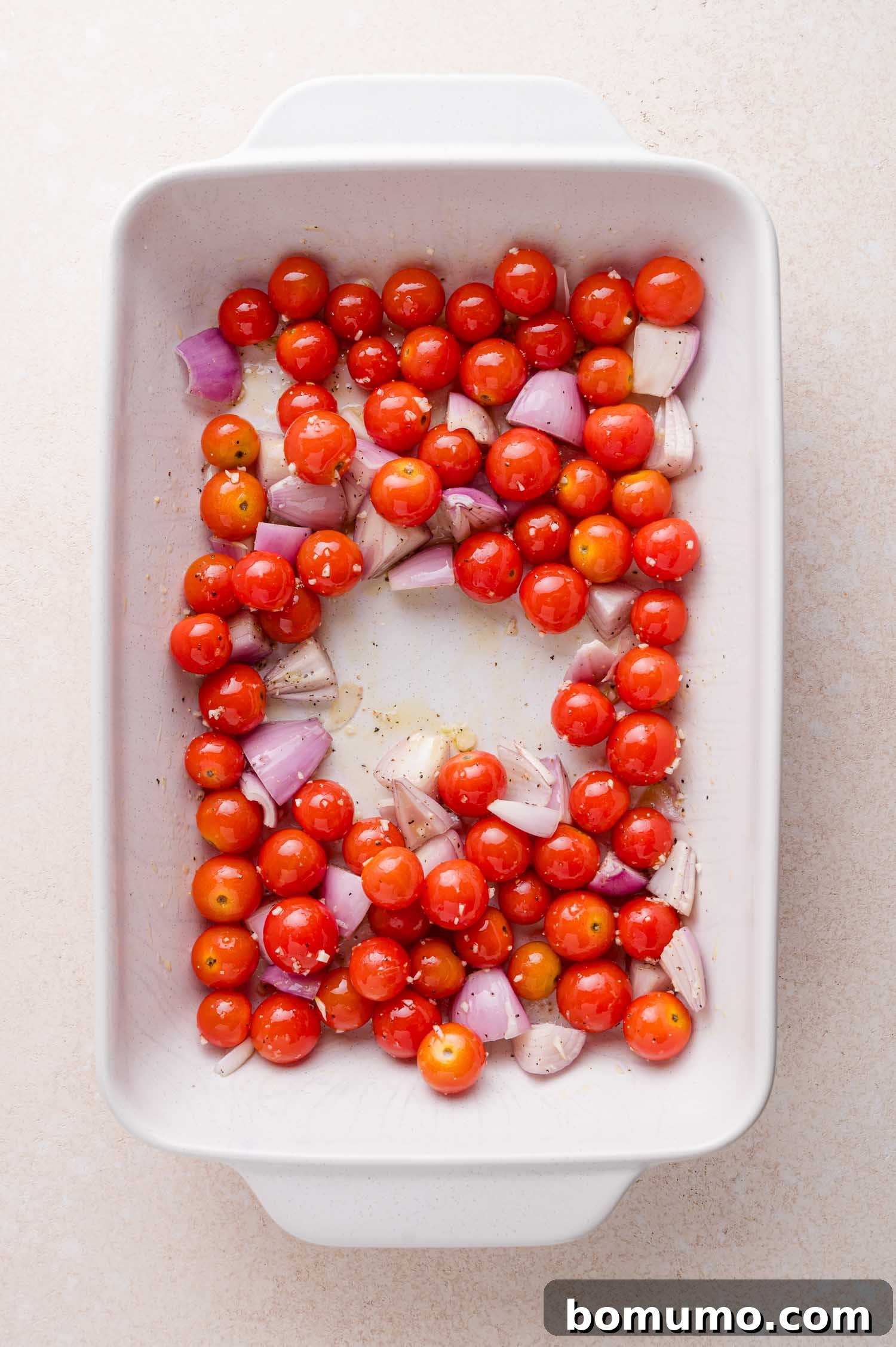 Tomatoes and Shallots Seasoned