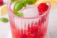 How to Make a Raspberry Basil Smash Cocktail